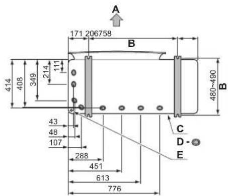 A 171 206758 B 414 408 349 214 111 480~490 B 43 48 107 288 451 613 776 C D = E