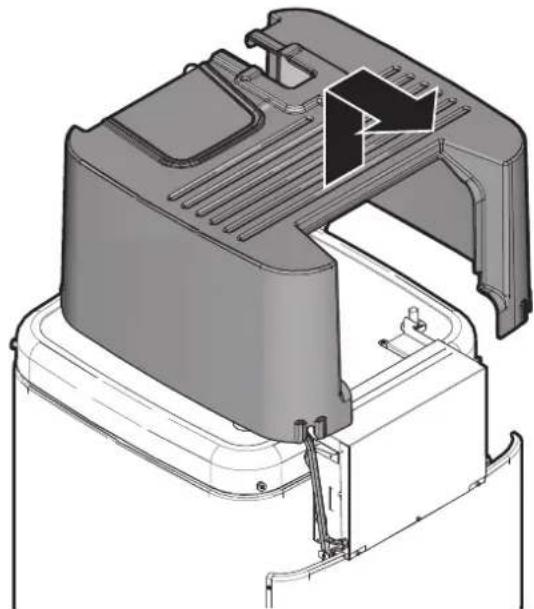 DAIKIN ERLA16DAW1 - To lower the switch box of the indoor unit and remove the top cover - 3