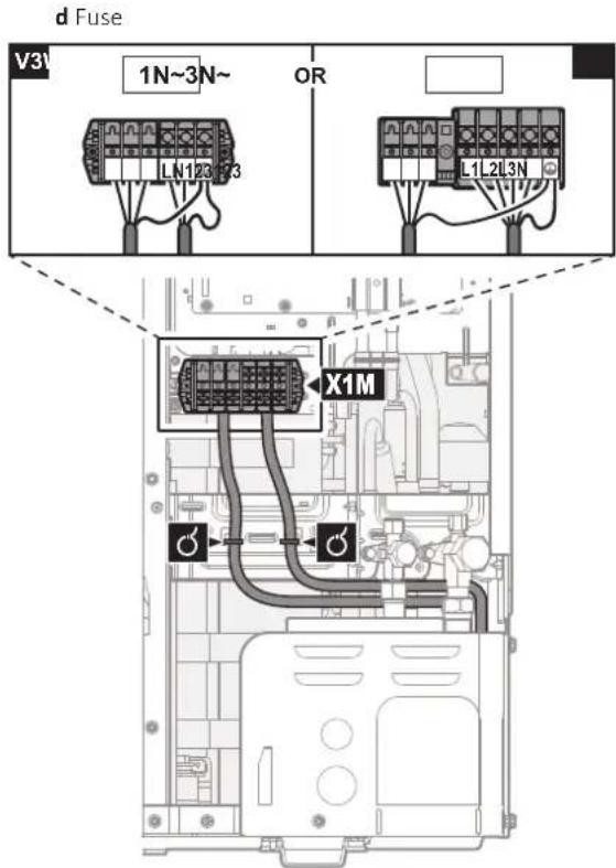 d Fuse V31 1N~3N~ OR LN123L3 L1L2L3N X1M