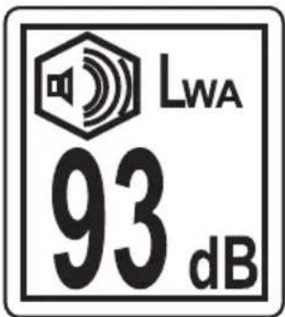 LWA 93 dB
