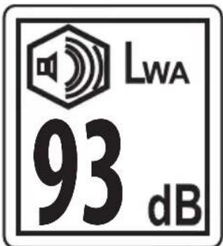 LWA 93 dB