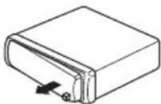 PIONEER DEH-2910MP - Removingthefrontpanel - 1