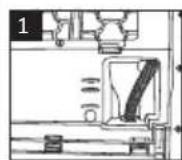 BEKO BM3T37239WB - Pripojenie odtokovej hadice - 1