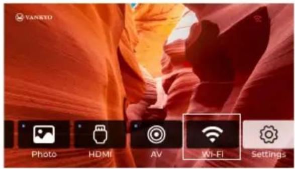 VANED Photo HDMI AV Wi-Fi Settings