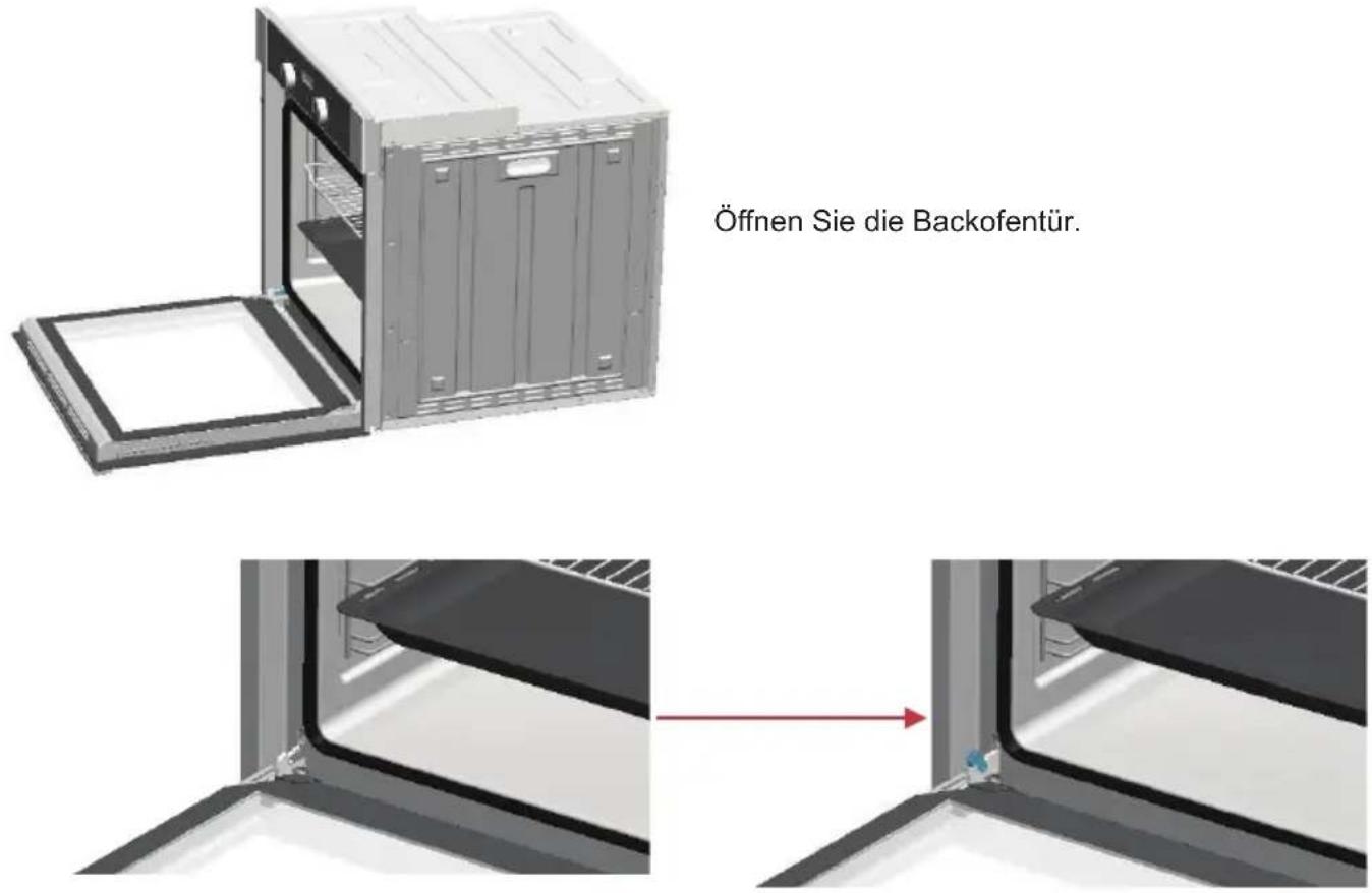 Guzzanti GZ-8571 - Demontage und Reinigung der Backofentür - 1