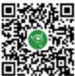 QR code with a green circular logo in the center, likely linking to a digital resource or website.