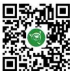 QR code with a green circular logo in the center, likely linking to a digital resource or website.