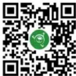 QR code with a green circular logo in the center, likely linking to a digital resource or website.