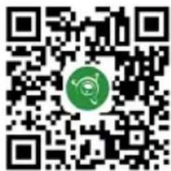 QR code with a green circular logo in the center, likely linking to a digital resource or website.
