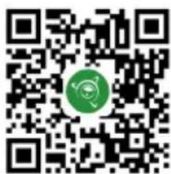 QR code with a green circular logo in the center, likely linking to a digital resource or website.