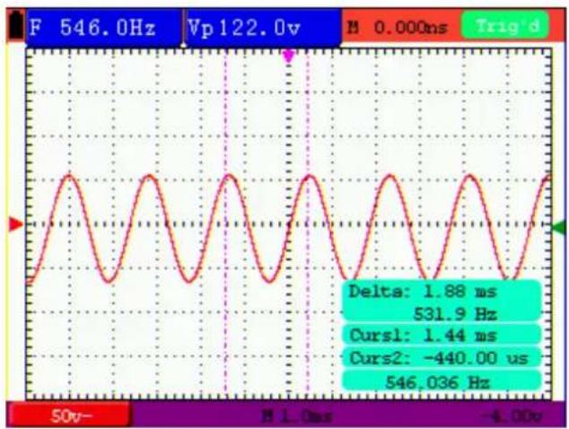 Owon HDS3101M-N - Setting the cursor measurement in normal mode - 8