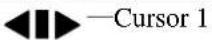 Owon HDS3101M-N - Setting the cursor measurement in normal mode - 1