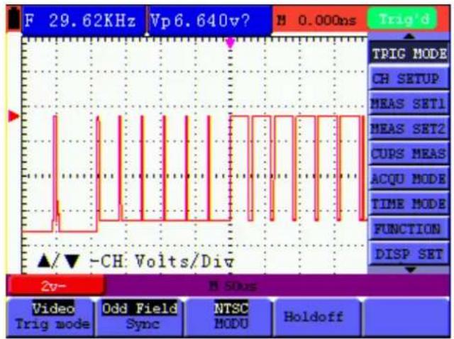 Owon HDS3101M-N - Video Trigger - 1