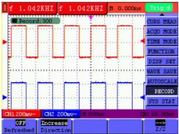 Owon SDS5032E-V - Record - 2
