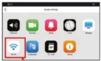 System settings Smart Camera Big Time Shading Wi-Fi Language TV Land Kmail