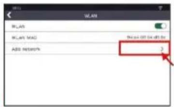 WLAN WLAN MAC ADD NETWORK