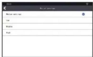 Before settings Line Line High