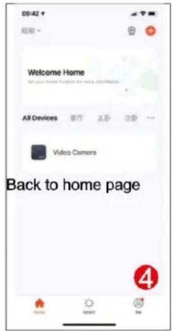 09:42 + 超前 Welcome Home but your home function for white accessories All Devices Video Camera Back to home page 4