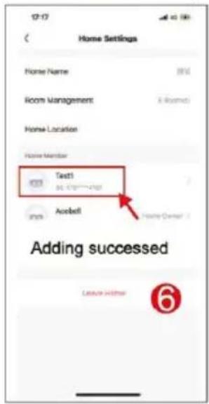 Home Settings Home Name 2016 Room Management A Roomed Home Location Home Member Text1 04-578-4799 Acebell Home Owner Adding succeeded License Addtaser 6