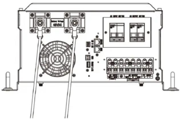Growatt SPF 6000-18000T -MPV - Battery Connection - 1