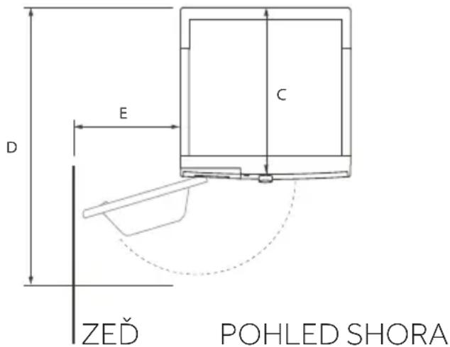 D E C ZEĐ POHLED SHORA