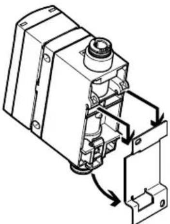 Festo SFAB-600U-HQ10-PNLK-PNVBA-M12 - Mounting the sensor with wall mounting - 1