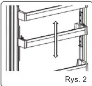 Kluge KCN2233J - Nastavenie teploty v chladiacom priestore - 2