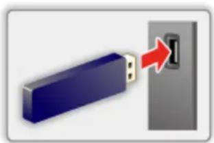 PANASONIC TX-65JZC2004 - ■ Vložení / vyjmutí USB Flash disku - 1