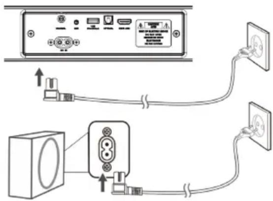 JVC TH-E434B - PRIPOJENIE NAPÁJANIA - 1