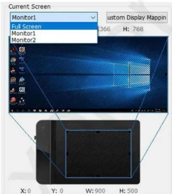 XP-Pen Star G540 - Current Screen (Aktuální obrazovka) - 1