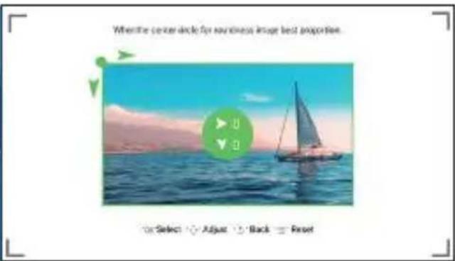 When the center circle for soundiness image best proportion. Select Adjust Back Reset