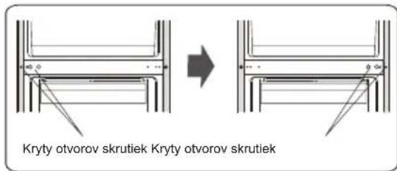 Kryty otvorov skrutiek Kryty otvorov skrutiek