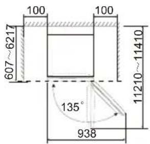100 607~6217 100 11210~11410 135° 938