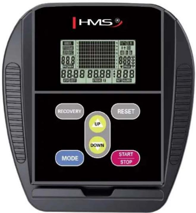 HMS® 88.8 88.8 88.8 88.8 88.8 RECOVERY UP DOWN MODE RESET START STOP