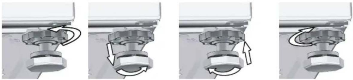 BEKO WUV 8612A XSW - Upravování nožek - 2