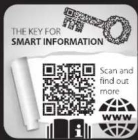 THE KEY FOR SMART INFORMATION Scan and find out more www