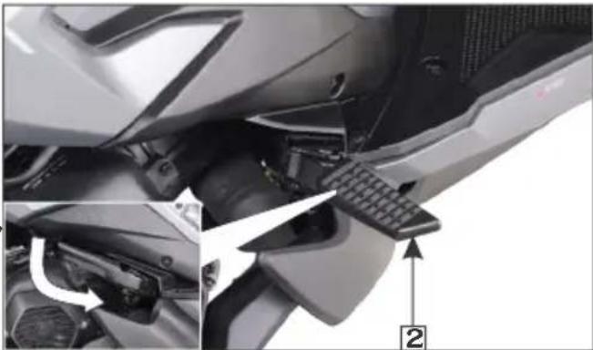 HERO Xoom Combat Edition (2024) - Pillion footrest - 2