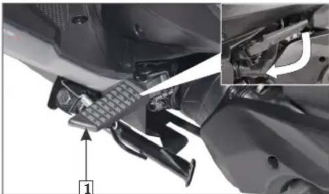 HERO Xoom Combat Edition (2024) - Pillion footrest - 1