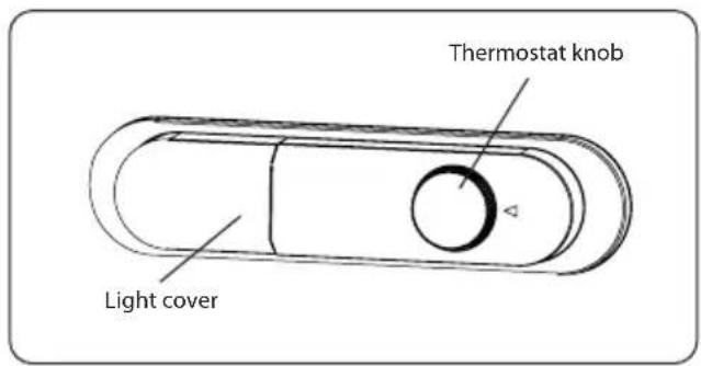 Thermostat knob Light cover