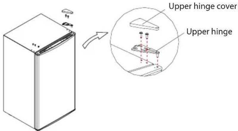 Upper hinge cover Upper hinge