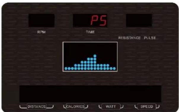 PS RPM TIME RESISTANCE PULSE DISTANCE CALORIES WATT SPEED