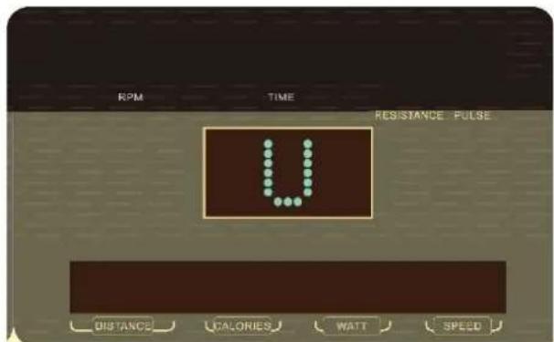 RPM TIME RESISTANCE PULSE U DISTANCE CALORIES WATT SPEED