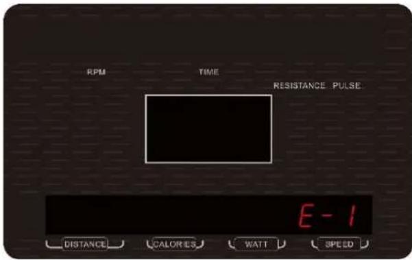 RPM TIME RESISTANCE PULSE E-1 DISTANCE CALORIES WATT SPEED