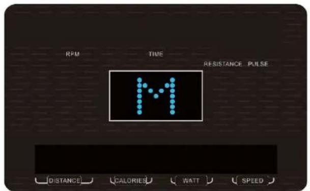 RPM TIME RESISTANCE PULSE M DISTANCE CALORIES WATT SPEED