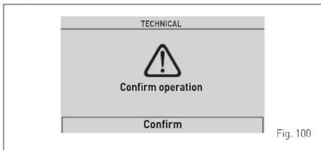 TECHNICAL Confirm operation Confirm Fig. 100