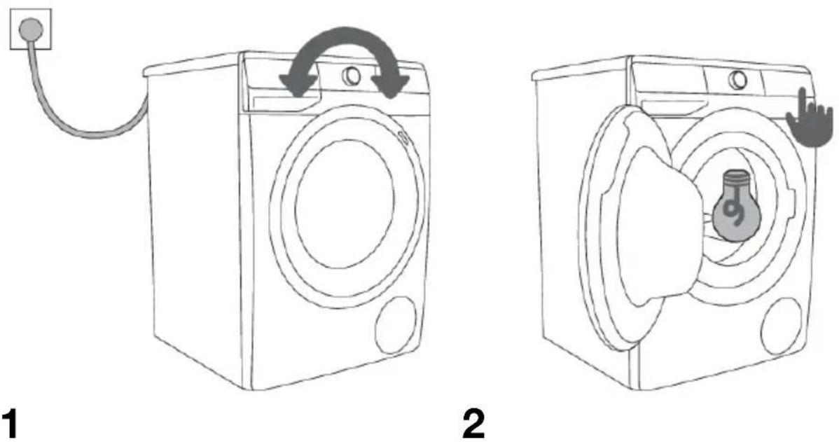 GORENJE W2NA84AW - Krok1:Zkontrolujteštítkynaprádle - 23