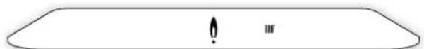Simple diagram with a horizontal bar and two vertical symbols, no text or labels present