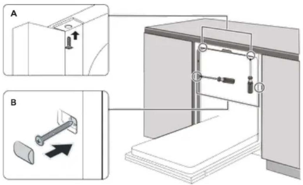 TEKA DFI 46650 - Krok 3. Postup instalace myčky nádobí - 2