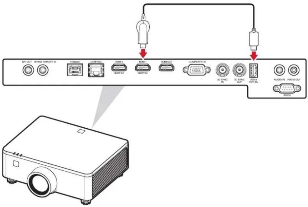 VIEWSONIC LS950WU - Připojení USB typ A - 1