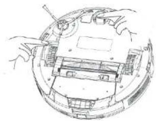 TESLA Laser AI300 Plus - Component Maintenance/Charging Electrode, Anti-fall sensor, Drive Wheel And Universal Wheel - 3